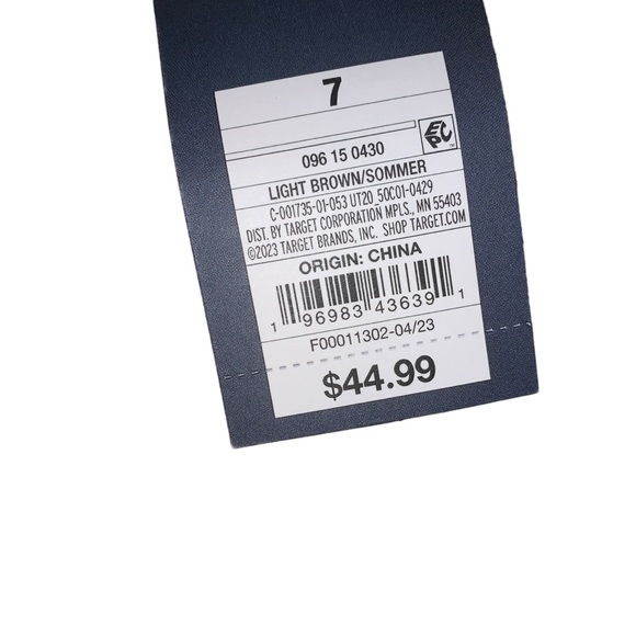 Universal Thread Size 7 Knee High Light Brown Boots - Picture 3 of 9